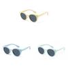 2024 New Trend Kids Polarized Sunglasses Fashion Silicone Round Frame Children's Shades S8293 Uv400