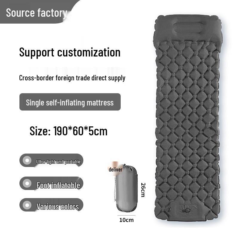

Надувной спальный коврик для улицы с возможностью соединения и влагозащитными свойствами