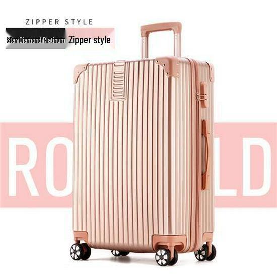 Aluminiowa walizka na kółkach męska i damska z uniwersalnymi kółkami i zamkiem szyfrowym - 20" i 24"