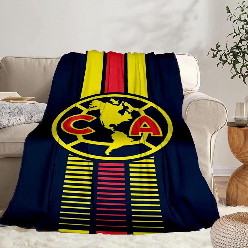 Club America Emblem Portable Blanket/Soft Blanket Bedding Blanket Suitable for Travel Camping Living Rooms Offices Sofas Fan Gifts