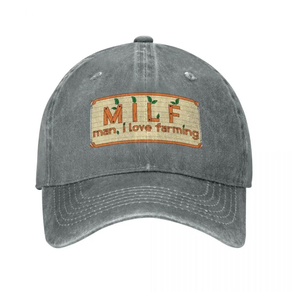 2025 Summer Unisex I Love Farming Baseball Cap Hiking Hat Kids Hat Women Hat Casual and Versatile Outdoor Sun Protection Fashion