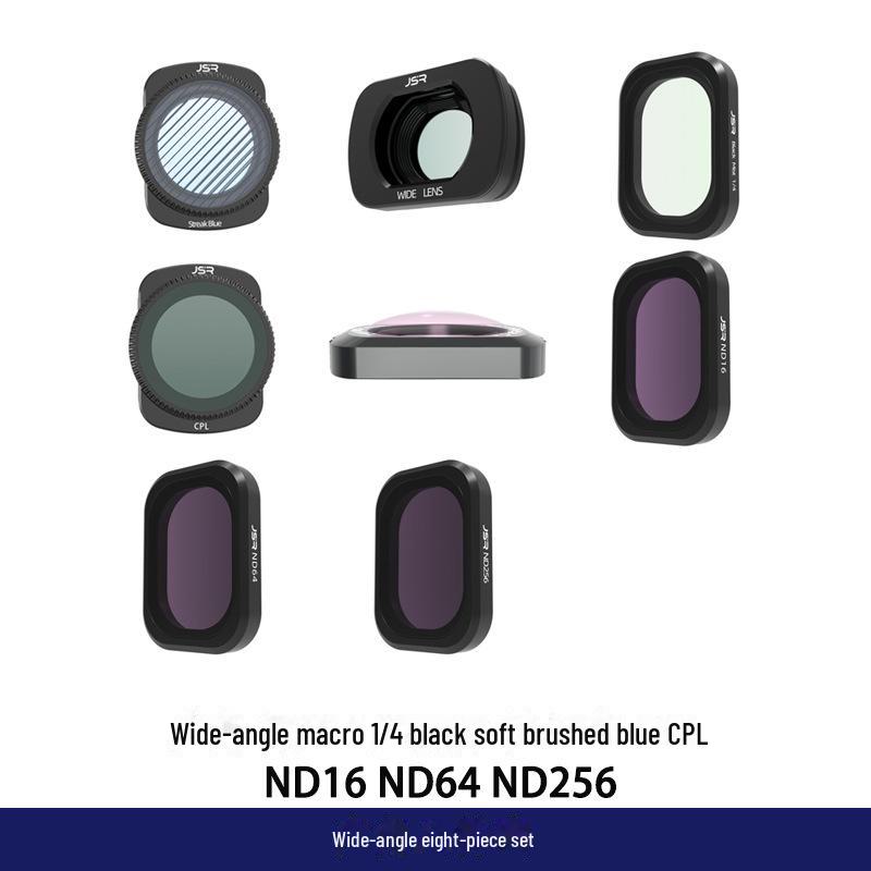 DJI Osmo Pocket 3 Filter: PL-Polarisations-, Weitwinkel- und Makroobjektive für Kameras der dritten Generation