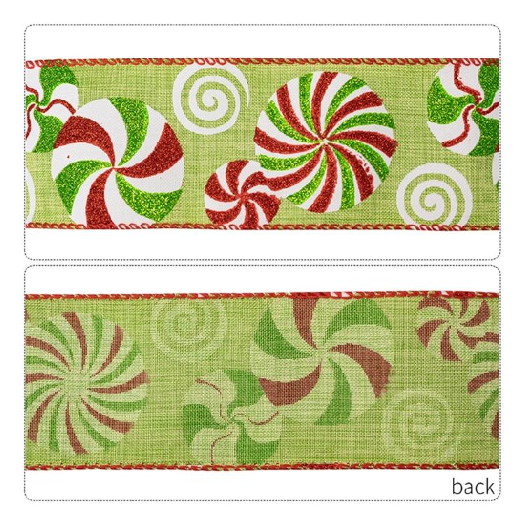 Creative Gift Decoration Ribbons Decorative Christmas Fabric Crafting Ribbons for Home and Party Embellishments