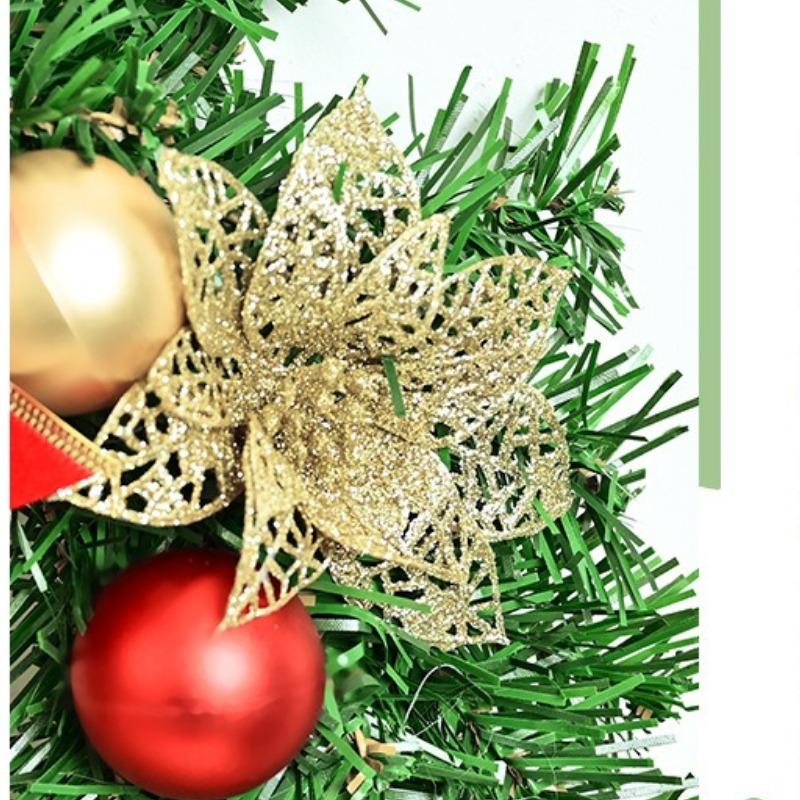 30cm Diameter Christmas Decoration Wreath Plastic Material Home Decoration Rattan Circle Home Decor Pendant