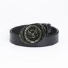 Cowhide Trendy Men's Retro Casual Plate Buckle Belt