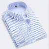 Camicia a righe classica da uomo 2026, a monopetto, a maniche lunghe, nuovo top autunnale, rosso blu nero, versione slim, camicia da uomo