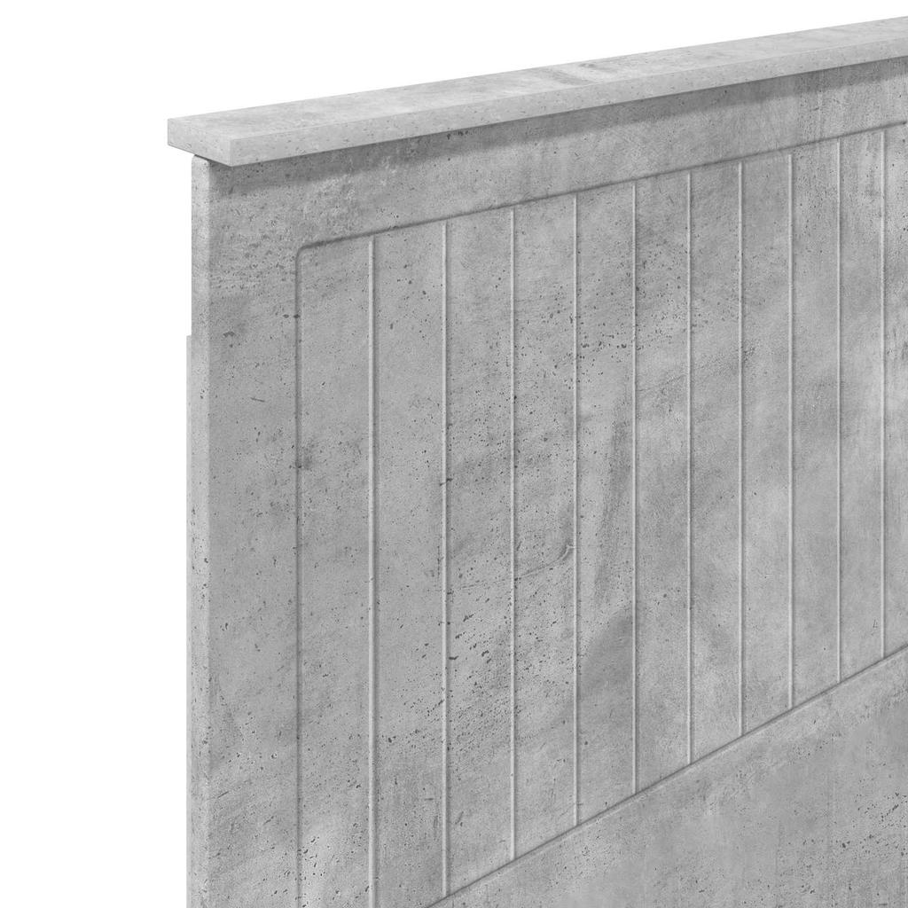 Headboard with Concrete Grey Headboard 100 cm Particleboard