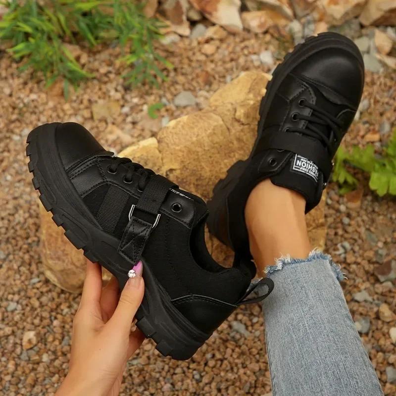 Women's Sports Shoes Outdoor Hiking Women's Sneakers Work Shoes Retro Casual Sneakers Trekking Climbing Low Canvas Shoe