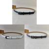 Minimalist Pu Leather Belt For Women With Alloy Buckle Suitable For Work And Daily Use