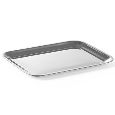 Bandeja de presentación, plato para guarniciones, acero inoxidable, 205x155mm, Hendi 400203