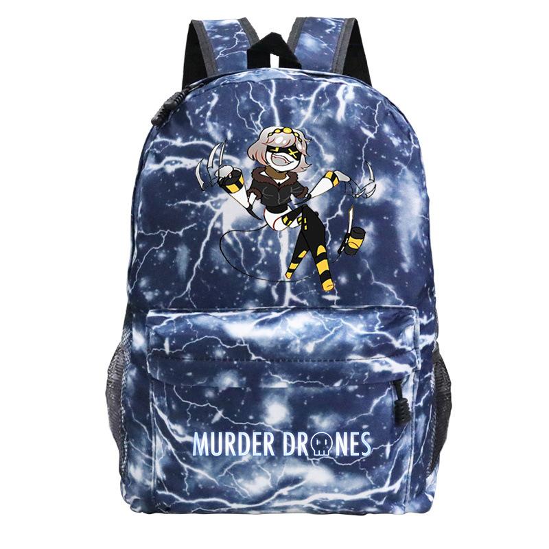 Murder Drones Personality Printing Trend Student School Bag Multifunctional Outdoor Travel Backpack