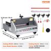 Cortadora de Papel Eléctrica, Ancho de Corte de 13" /330.2mm, Grosor de Corte de 1.57"/40mm, Máquina Cortadora de Papel de Escritorio con Control de Botón, Papel Eléctrico