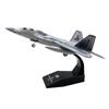 1:100 Scale United States F-22 Fighter Raptor Model & Display Stand Collection Gift F22 Alloy Model Plane Mini Home Decoration