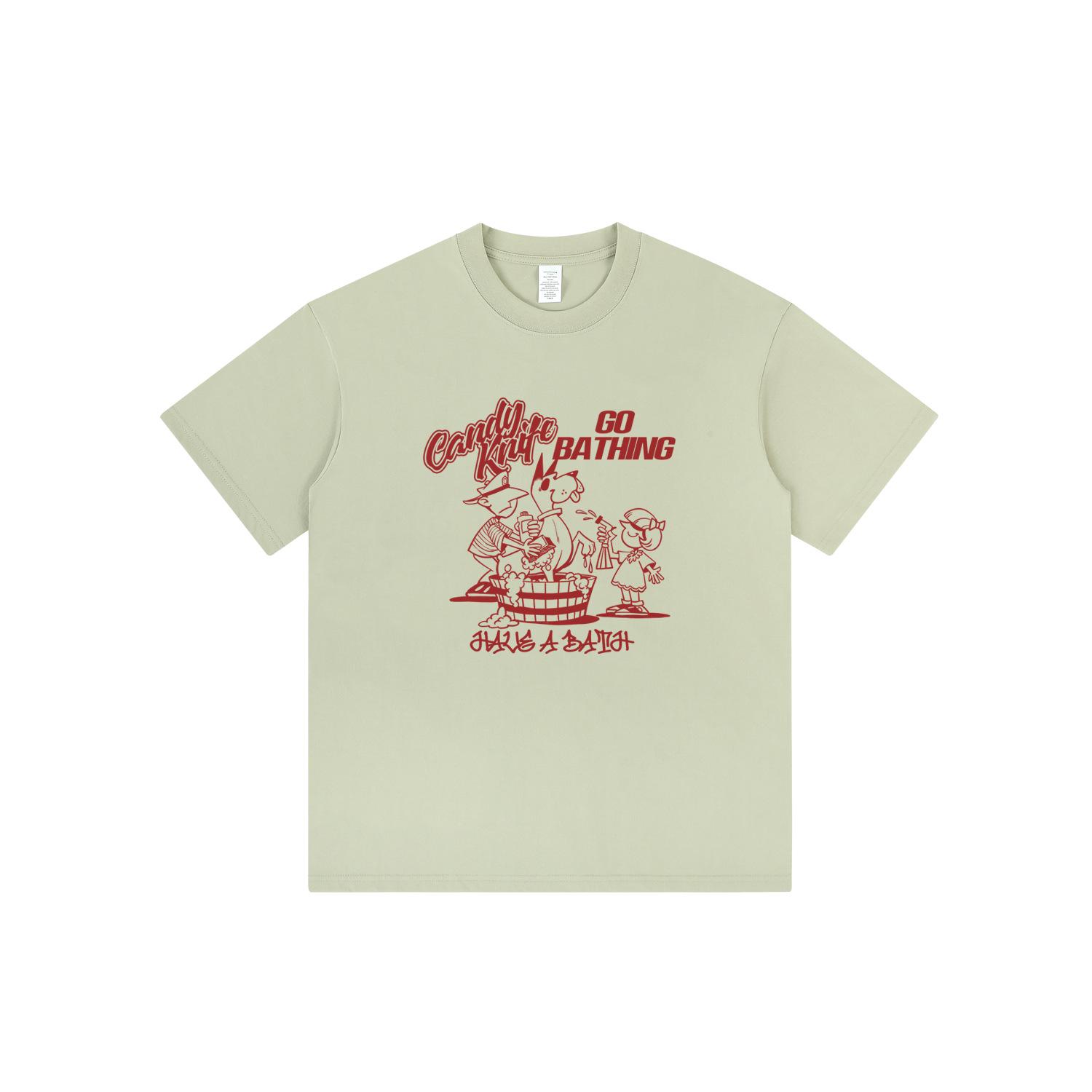 

Унисекс футболка в стиле ретро с мультяшным принтом для уличной моды 3XL