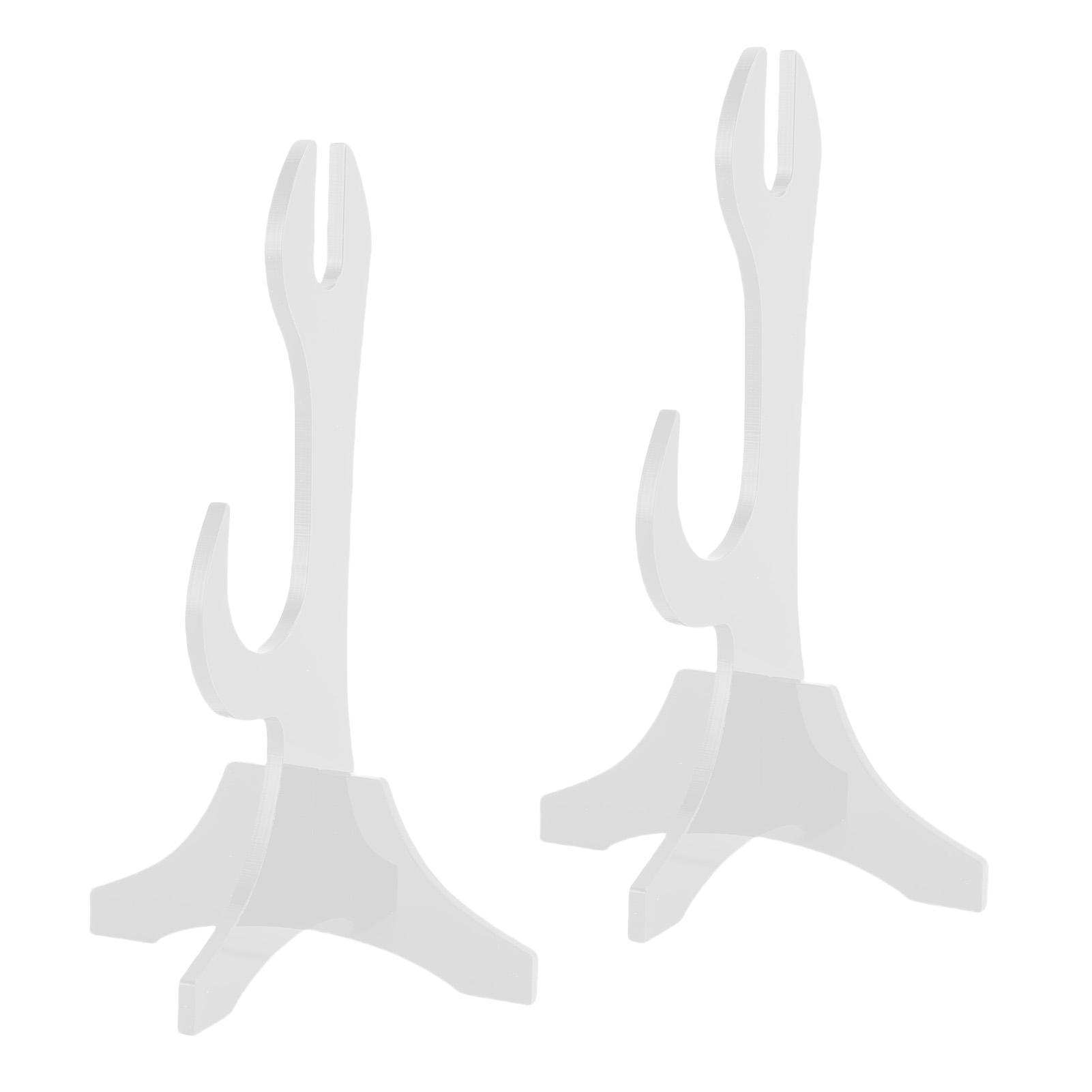 Sword Stand Two Layer Acrylic Stable Base Samurai Sword Display Holder Home Decor for Collection