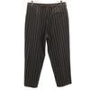 ALBERTO BIANI made in Italy Gestreiftes Muster Knöchellange Hose 42 Anthrazitgrau Damen Gebraucht