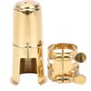Alto Saxophone Mouthpiece Kit Ligature Cap Fasteners Parts Metal Music Instrument Accessories