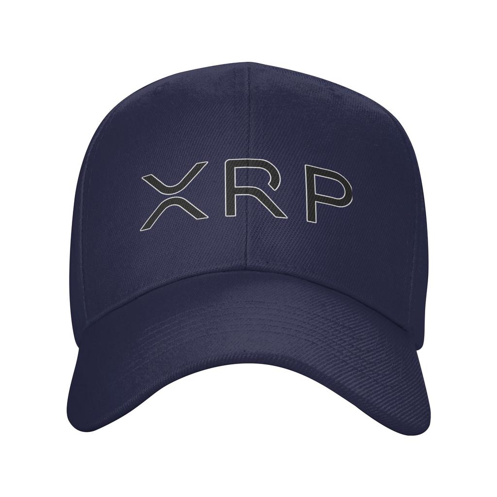 XRP Ripple Crypto Currency Sun Baseball Cap Summer Female Male  Custom Logo Trucker Hat Hot Sale Classic Sports Baseball Caps