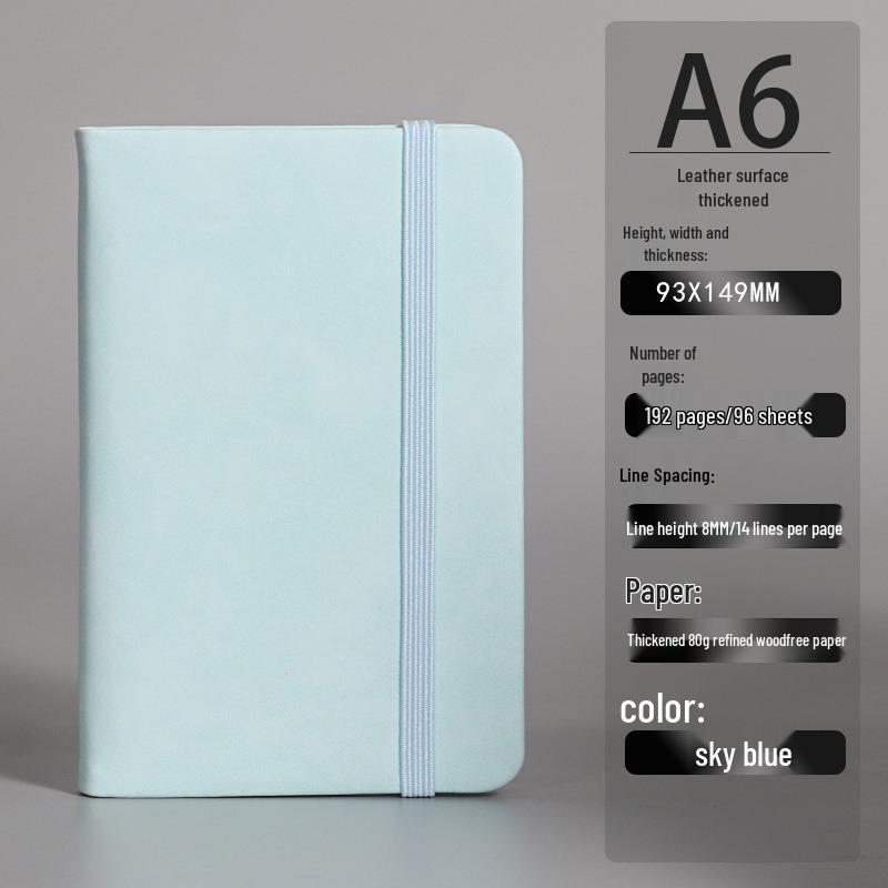 Mini A6 Business Notebook - Portable, Cute, and Customizable with Logo Printing