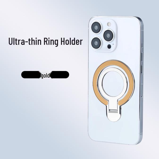 Colorful Magnetic Ring Buckle Car Mount & Desktop Phone Case Accessory