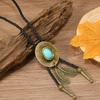 Cool Tie Necktie Braided Shoestring Tie Western Necktie Necklace Male Rodeos Costume Accessory