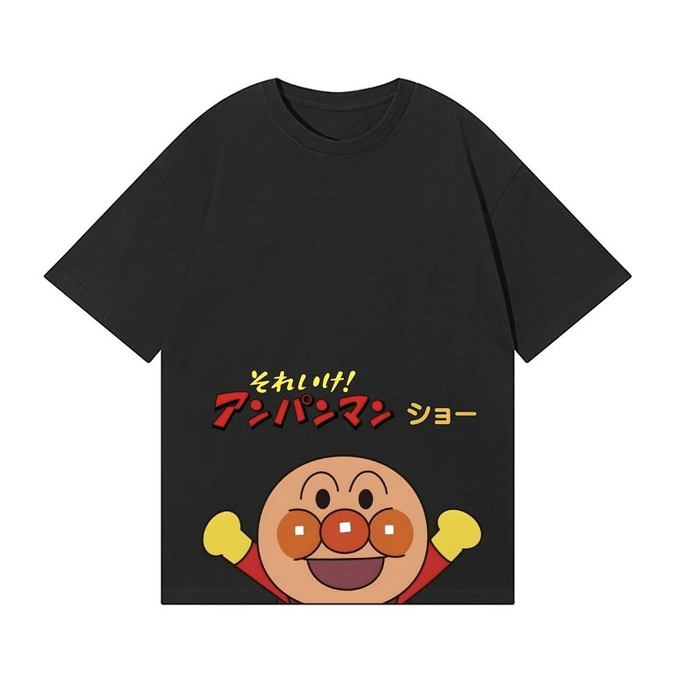 2026 Summer New T Shirt Anpanman Japanese Style Classic Printed Tee High-quality Streetwear Men Women Clothing and Women s Clothing 4XL