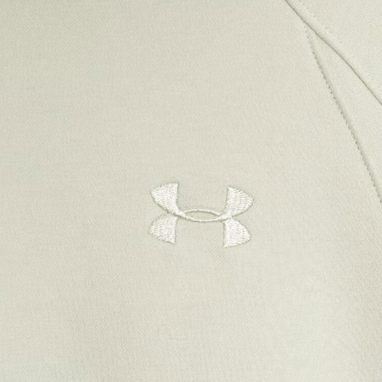 Under Armour L4L Elevated Solid Fleece Training Hoodie Women hoodies Dusty-Pink Gray 1388057-273