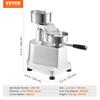 Commercial Burger Patty Maker, 100mm/4inch Hamburger Beef Patty Maker, Heavy Duty Food-Grade Stainless Steel Bowl Burger Press Machine, Kitchen Meat