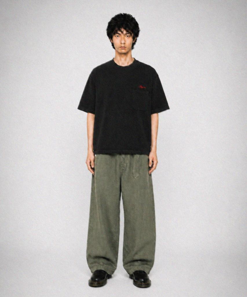 STIGMA Scrt Washed Pocket T-Shirts Black