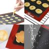 2 st Non-Stick Bakform Glasfiber Ugnsmatta Kakmatta Silikon Bakunderlägg Bakning Konditoriverktyg