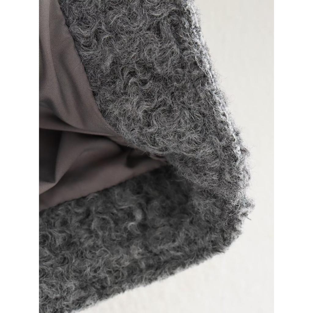 GMXIA Vestes et manteaux Vintage décontractés pour femmes, couleur unie, imprimé, manches longues, col POLO, automne hiver