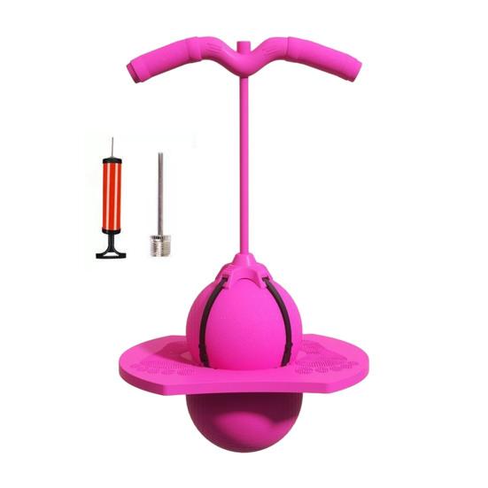 Jumping Ball Hoppers Toy for Kids Adults Bouncing Ball with Handle Kids Jumping Game for Balance Training Fitness Fun Exercise