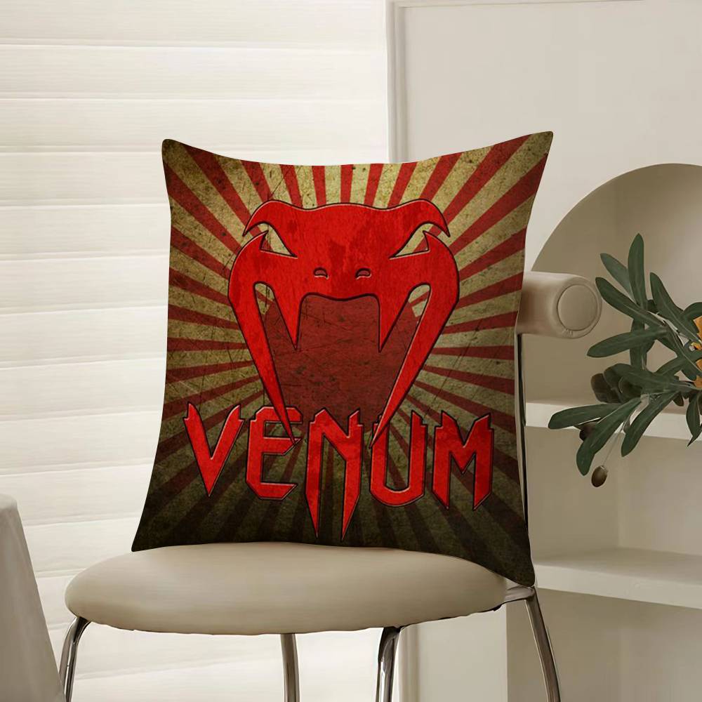 

Cool V-Venum Pillow Case Comfort Sofa Bed Silky elegant Invisible zipper Decorative cushion cover 12x12Inch