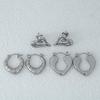Titanium Steel Heart-Shaped Geometric Earrings for Women