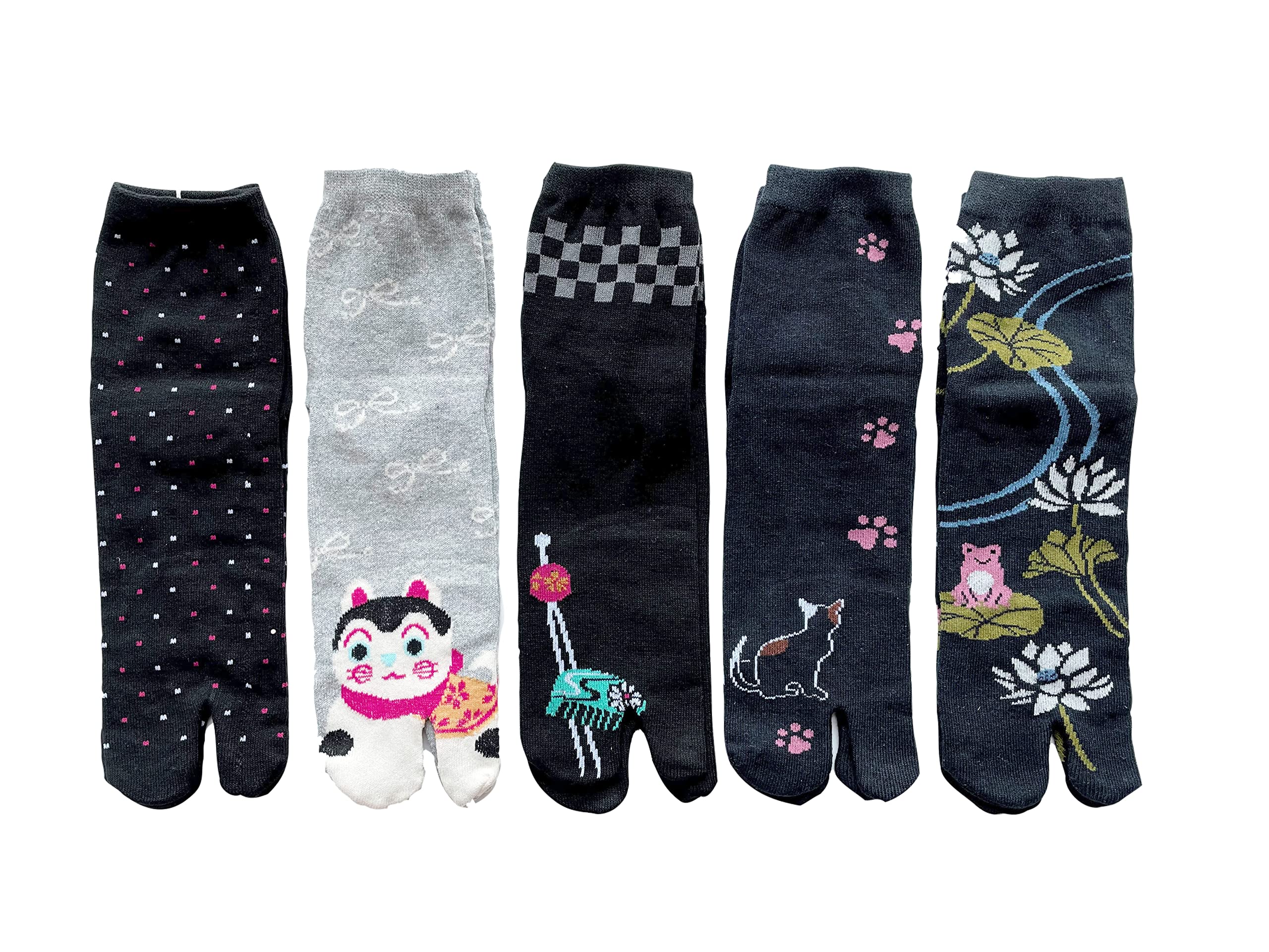 

Tabi Cute Japanese Pattern Tabi Short Set B17 Women s Socks, Sneakers, Socks, Socks, 5-Pair (Set A)