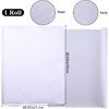 CRASPIRE 43.3 X 16.53 Silk Book Cloth for Book Binding White A3-A8 Fabric Surface Paper Backed Bookcover Bookbinding Supplies Book Covering Protector