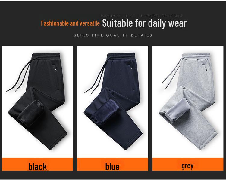 2025 Men's Super Soft Pure Cotton Casual Sweatpants - Youth & Plus Size, Perfect for Spring/Autumn