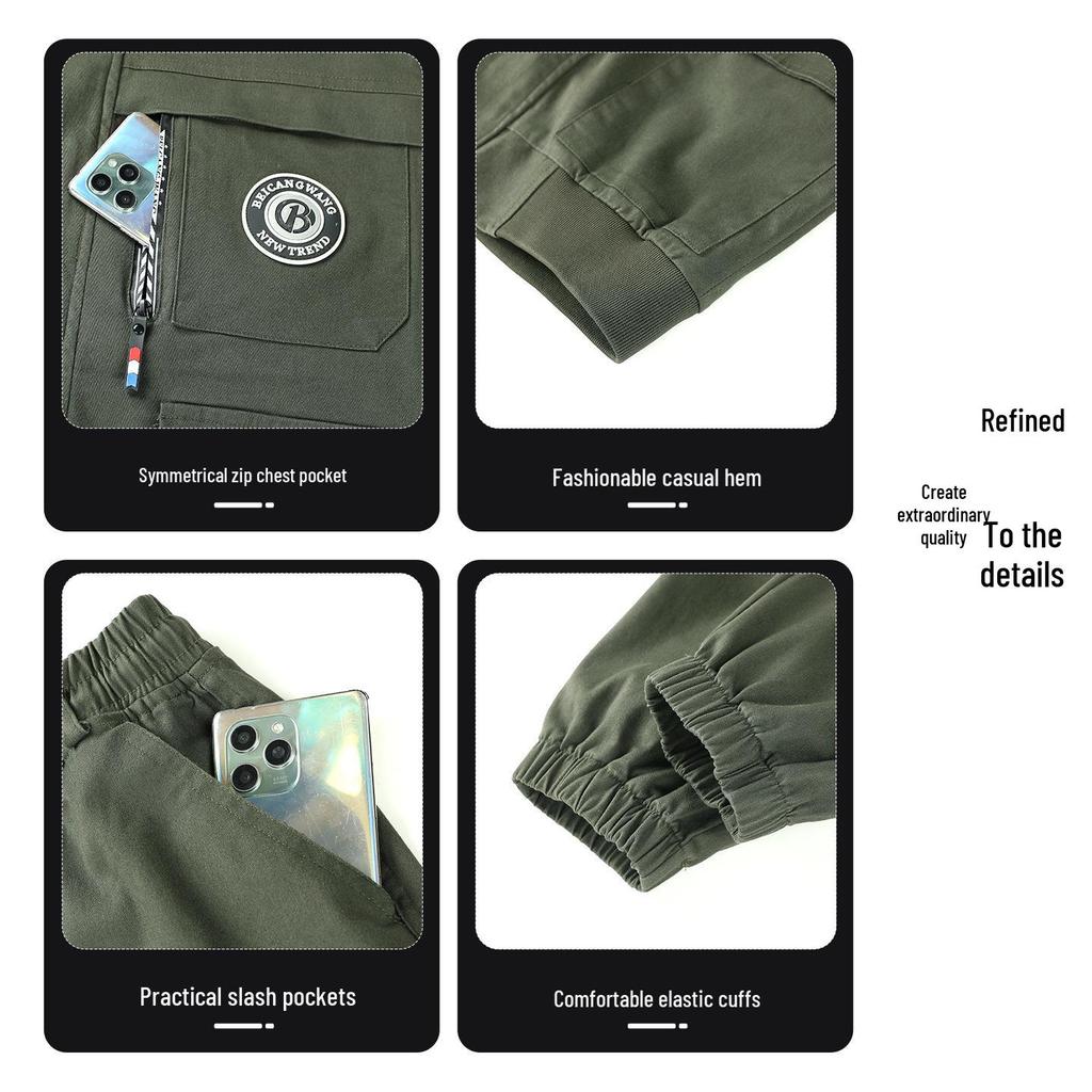 Men's Camouflage Workwear Set: Elastic, Thickened, Anti-Scald, Wear-Resistant Suit for Soldiers, Auto Repair, Electric Welders, and Labor Protection.