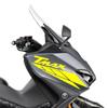 Adatto per Yamaha TMAX530 560 adesivo decalcomania per modifica auto, caratterizzato da adesivi personalizzati per la testa dell'auto con disegni floreali.
