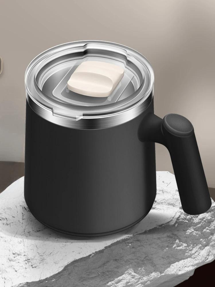 Edelstahl Thermobecher Tragbar mit Deckel Büro Teetasse Kaffeetassen Isolierter Wasserbecher Geschenk Wasserflasche