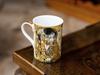 Kubek Porcelanowy Gustav Klimt Pocałunek Kremowy Classic New 2Szt