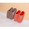 Pantoufles en coton, pour femmes, pantoufles à semelles épaisses, chaussures antidérapantes, pantoufles d'intérieur, pantoufles thermiques, en peluche, pantoufles de couple, pantoufles en laine