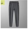 Men's Summer Ice Silk Joggers - High Elasticity, Plus Size, Casual Sports Pants