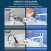 1440 Kitchen Scalable Metal Faucet Aerator Bathroom Tap Splash-proof Bubbler Faucet Filter Nozzle Tap Saving Water Extender