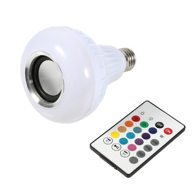 E27 Λάμπα ηχείου Bluetooth 12W LED RGB Ασύρματη λάμπα αναπαραγωγής μουσικής με τηλεχειριστήριο
