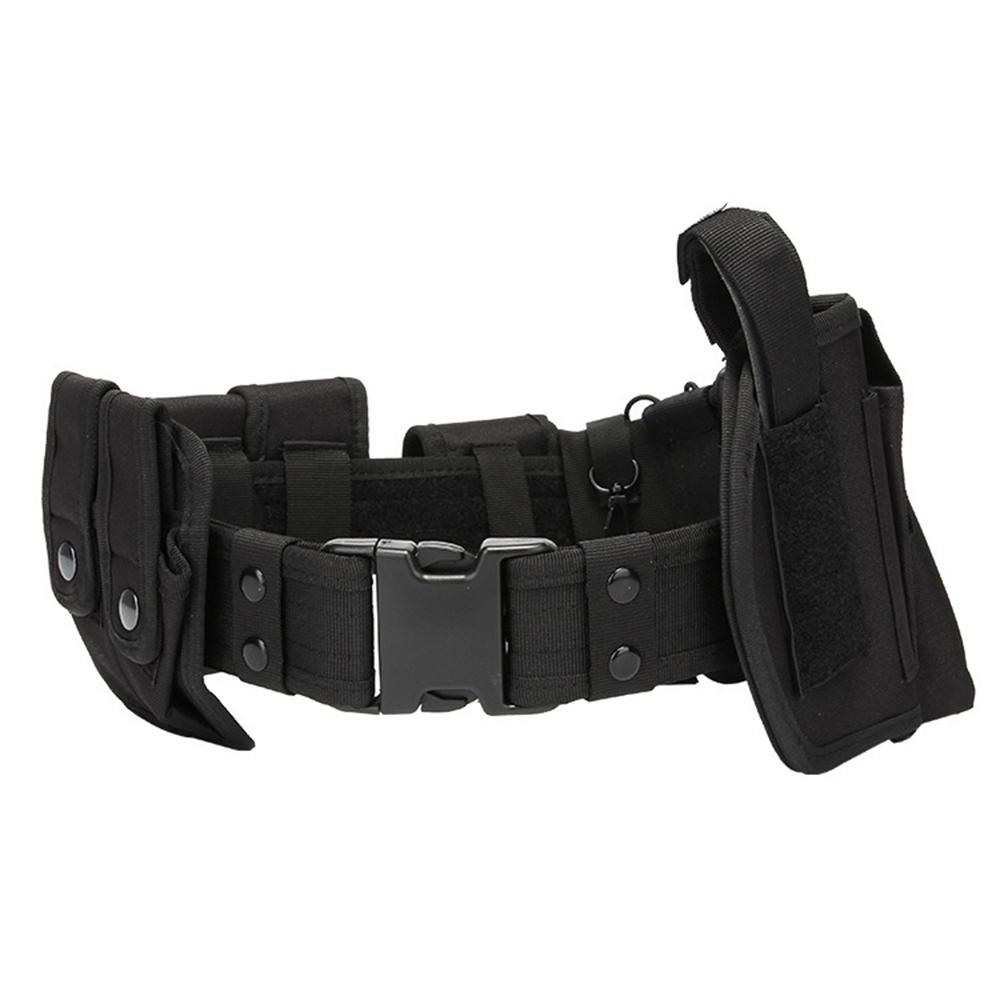 Tactical Waist Belt Training Duty Security Equipment Set Multifunctional Nylon Waterproof Waist Bag Ten Piece Set Accessories