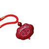 New High-content Cinnabar Pendant, Peace and Good Fortune Lock for Men, Women, and Children, a Birthday Gift for Children