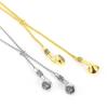 Earbuds Pendant Clothing Accessories Necklace Long Sweater Chain Earphone Pendant Necklace  Jewelry