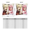 Anime Shugo Chara Square Pillow Case Hinamori Amu Cushion Cover Awesome Zippered Decorative Pillowcase for Living Room 45*45cm