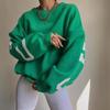 2024 Wild Berry Russian Women's Fashion Thick Print Long Sleeve Khaki Hoodie